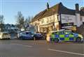 Driver ploughs into cars and crashes into pub garden