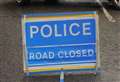 Police close road 