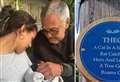 Blue plaque put up in memory of 'true gent' wandering cat