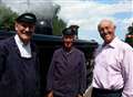 Len Goodman steps out for steam railway trip