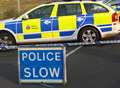 Road closed after crash 