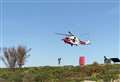 Rescue helicopter called as man pulled from sea