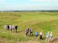 Penultimate day of walking for White Cliffs Walking Festival ramblers