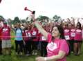 EastEnders star Nina Wadia joins charity walk at Leeds Castle