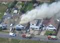 Women and pets rescued from burning house