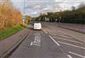 Road closed after crash between car and motorbike