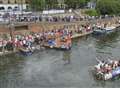 A seal made a splash at the river festival