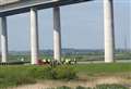 Man airlifted after falling from Sheppey Crossing