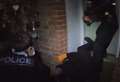 Watch drugs raid on house