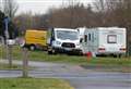 Travellers pitch up near donkey field