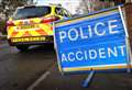 Driver in hospital after crash