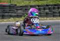 Maria, seven, is a karting star