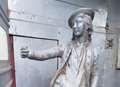 Missing statue found in horsebox