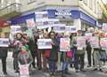 Junior doctor protest in town centre