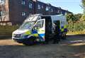 Police close off gardens following disturbance