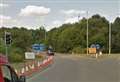 M20 slip road blocked after crash