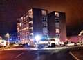 Flats evacuated after fire