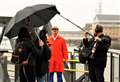 Michael Portillo spotted filming at town pier