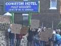 U-turn over asylum hotel?