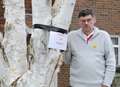 Tree dubbed town's greatest is vandalised