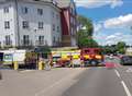 Emergency crews in Tonbridge