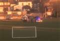 Air ambulance lands on cricket ground as man dies