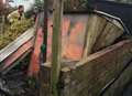 Shed destroyed by deliberate fire