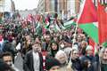 Thousands participate in Palestinian solidarity march in Dublin