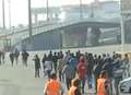 Hundred illegal immigrants try to storm P&O ferry to Kent