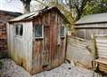 Desperate family living in garden shed