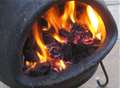 Chiminea blamed for garden blaze