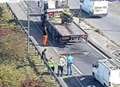 Motorway reopened after metal falls from vehicle