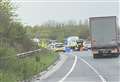 Morrison's van involved in crash on A20