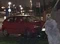 Drink-drive arrest after car ploughs into lamppost