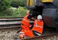 Train crashes into tree prompting rail delays