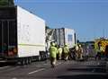 Lorry driver dies in M2 horror crash