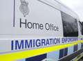 Immigration officers raid restaurant