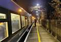 Air ambulance lands at railway station