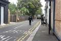 Police search town centre