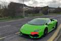 Lamborghini driver caught speeding