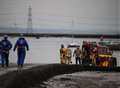 Firefighters called to boat stuck in mud