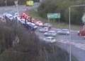 Queues ease after crash