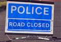 Road shut after two-car crash