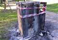 Fire destroys £7,000 park bin