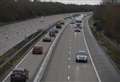 Crash causes jams on M20