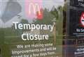 McDonald's to close for refurb