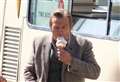 Bradley Walsh enjoys ice cream while filming TV remake