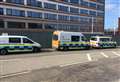 Immigration enforcement vans in town centre