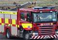 Firefighters tackle motorway car blaze