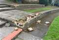 Yobs destroy town’s amphitheatre